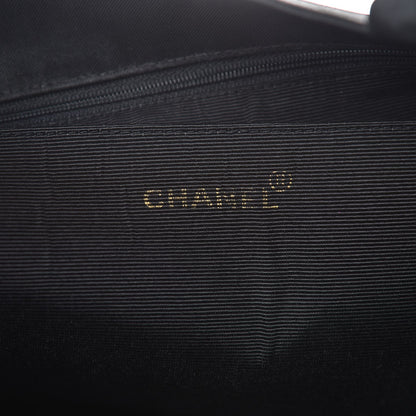 Chanel Canvas Chain Jumbo CC Tote Black 7 of 9