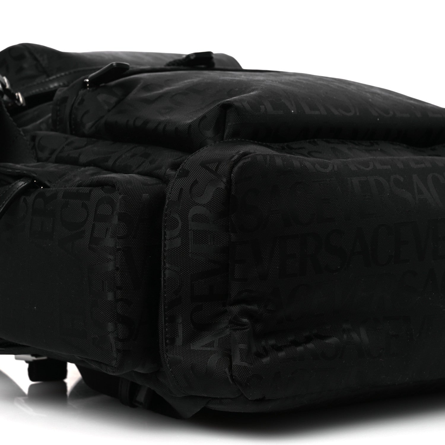 Versace Nylon Logo Neo Backpack Black 9 of 11