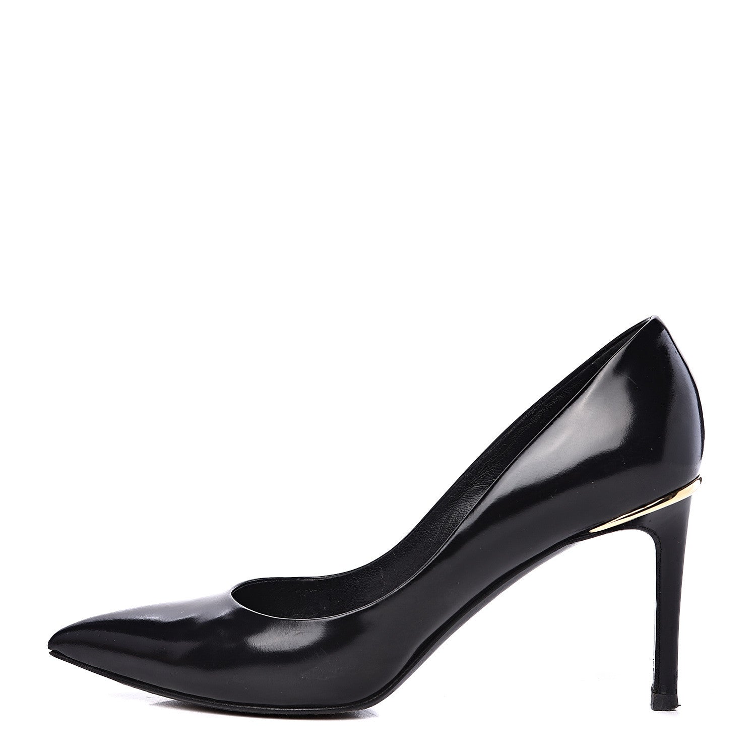 Louis Vuitton Calfskin Eyeline Pumps 37.5 Black 1 of 13