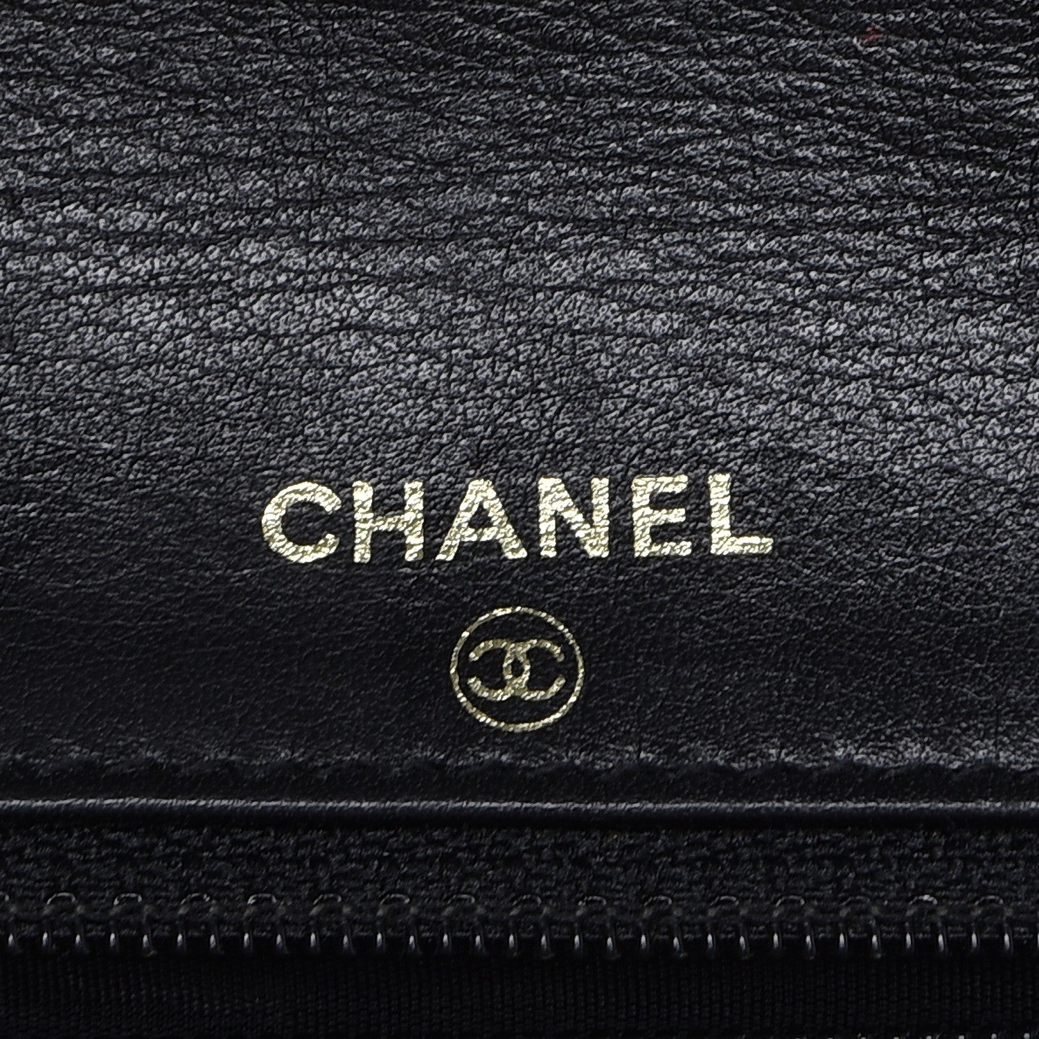 Chanel Caviar Timeless CC Wallet on Chain WOC Black 5 of 7