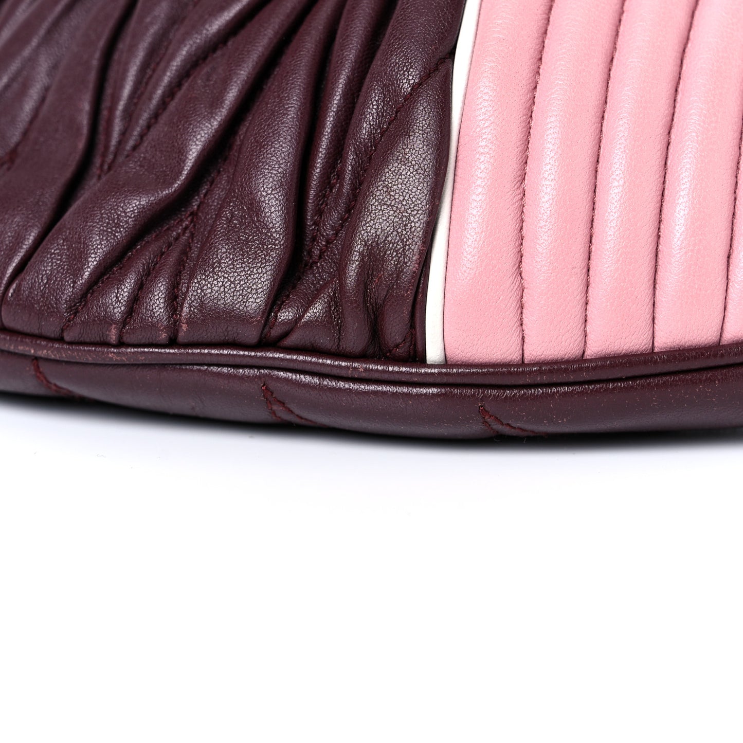 Nappa Matelasse Belt Bag Granato Rosa