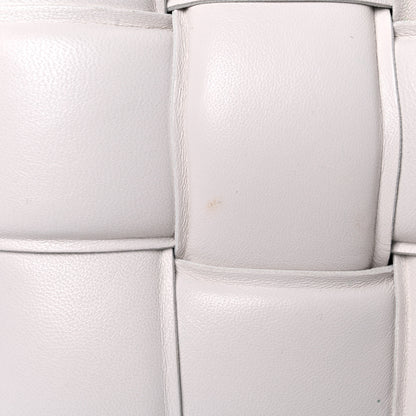 Bottega Veneta Nappa Maxi Intreccio Padded Cassette Crossbody Bag Chalk 16 of 18