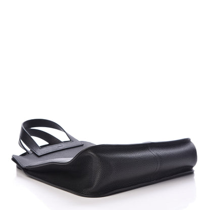 Hermes Taurillon Clemence Halzan 31 GM Black 4 of 9