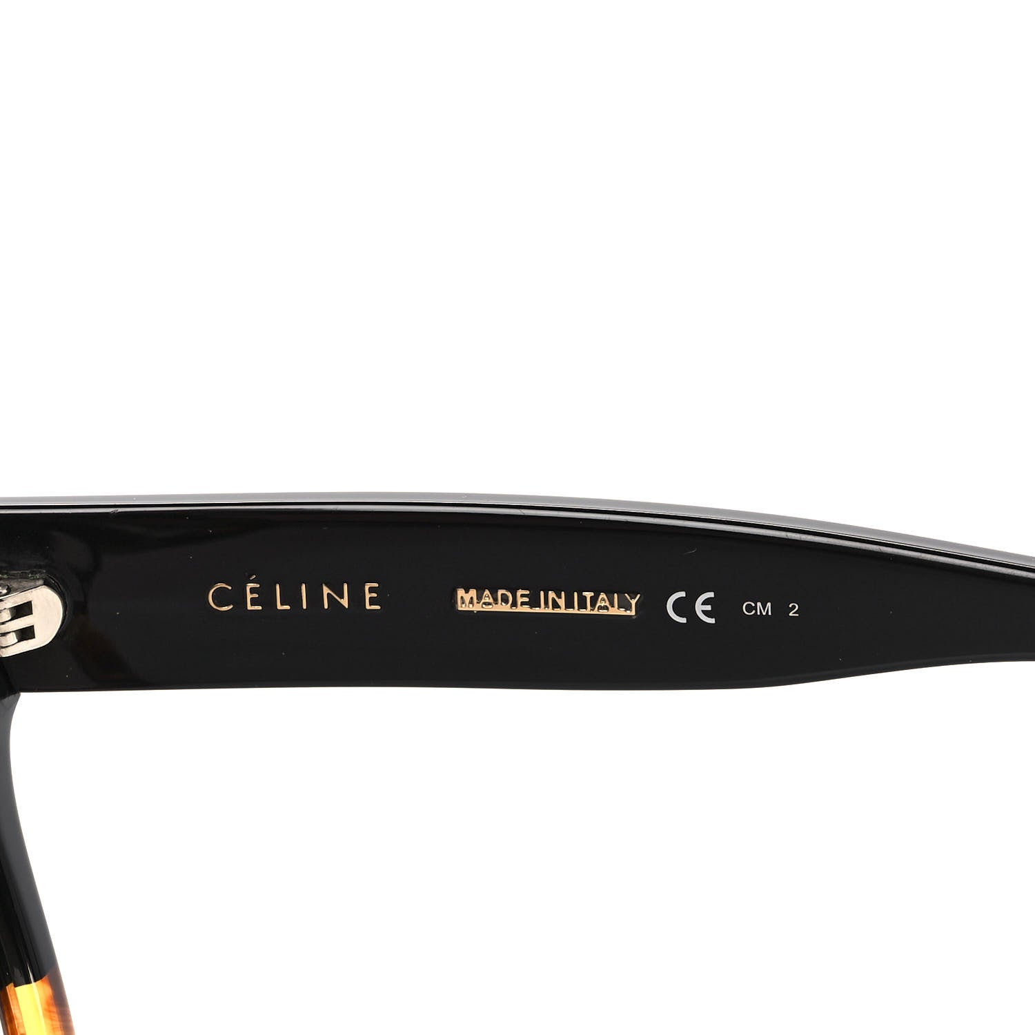 Celine Shadow Sunglasses CL 41026/S Black Havana 5 of 8