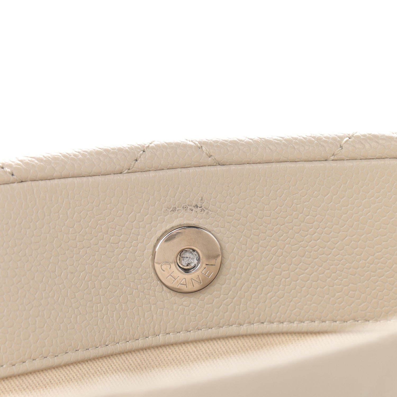Chanel Caviar Quilted Timeless CC Soft Tote Off White 11 of 16