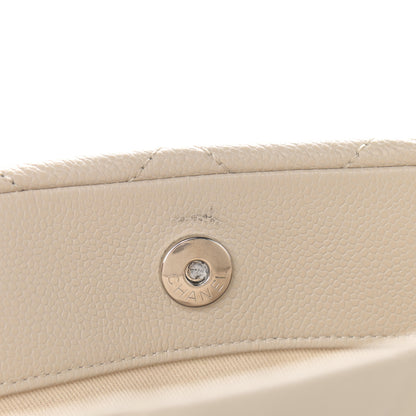 Chanel Caviar Quilted Timeless CC Soft Tote Off White 11 of 16