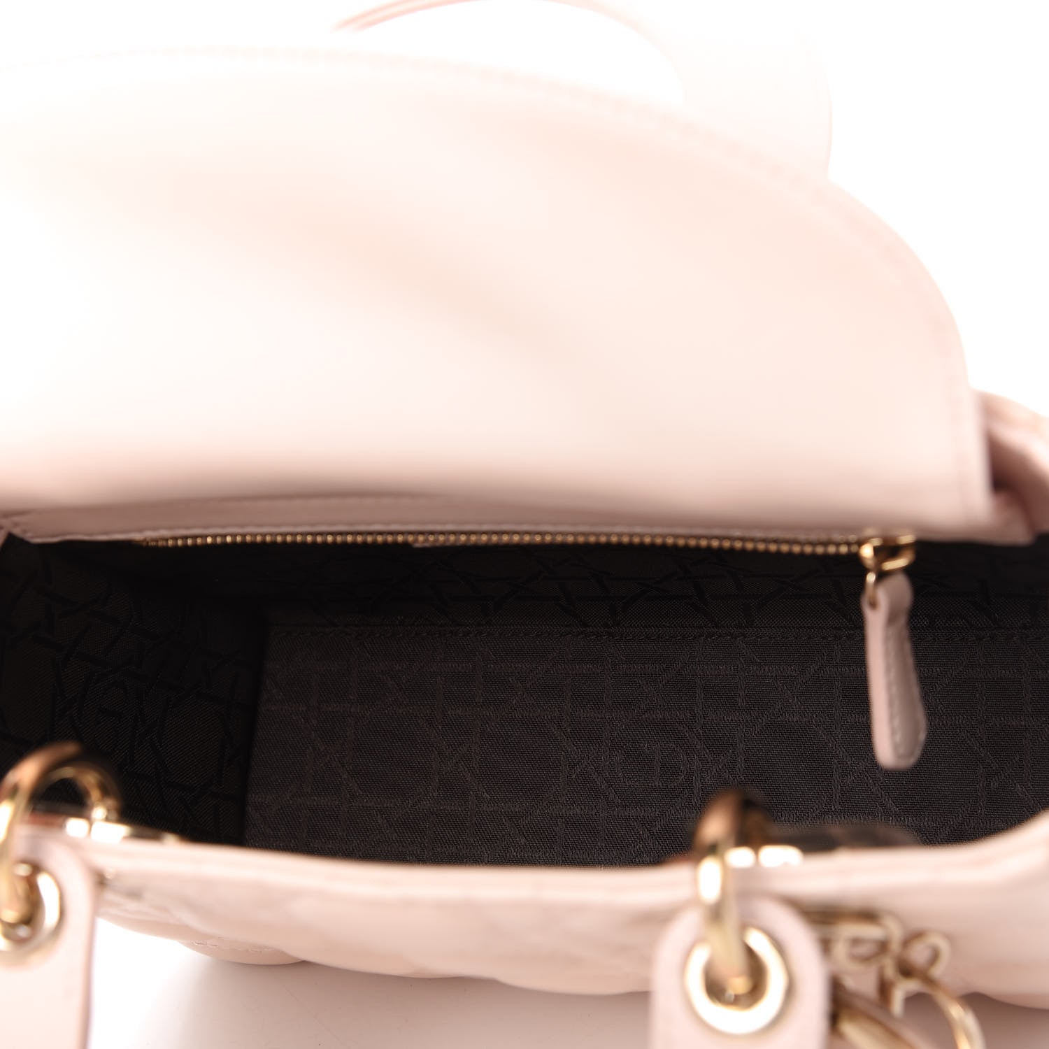 Christian Dior Lambskin Cannage Small Lucky Badges My Lady Dior Pink 5 of 10