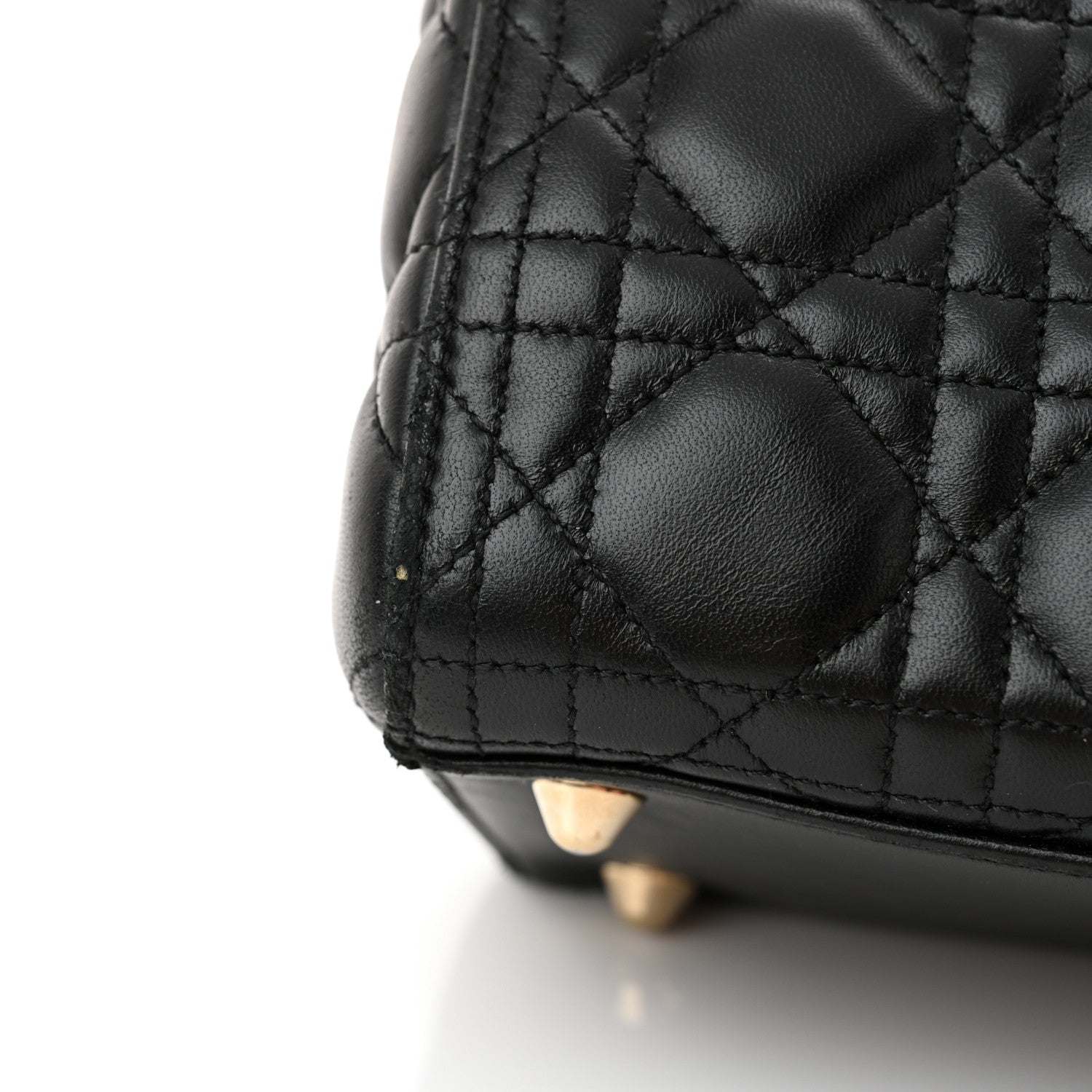 Christian Dior Lambskin Cannage Large Lady Dior Black 14 of 14