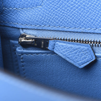 Hermes Epsom Kelly Sellier 25 Bleu Paradis 30 of 40
