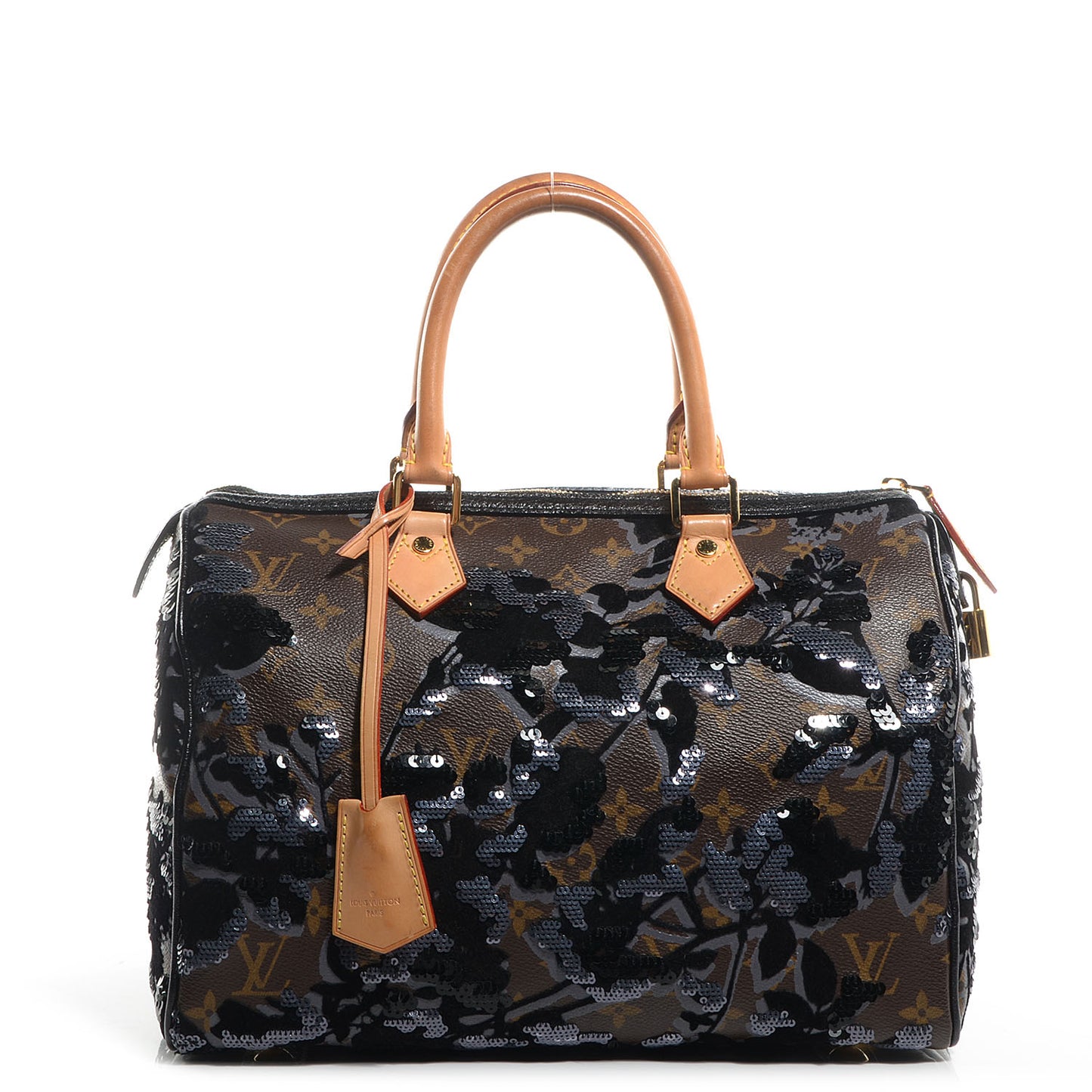 Monogram Fleur De Jais Sequins Speedy 30