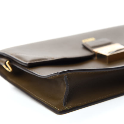 Fendi Vitello Grace Matte Kan U Wallet On Chain Wood 6 of 11