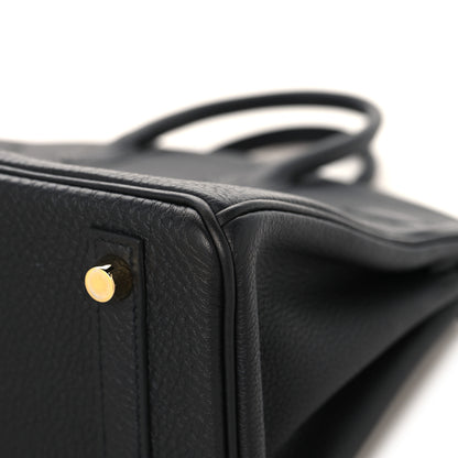 Hermes Togo Birkin 25 Black 12 of 13