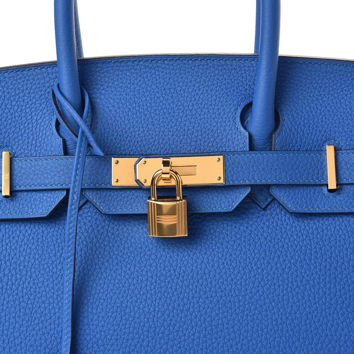 Hermes Togo Birkin 30 Bleu Zellige 10 of 11