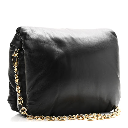 Loewe Lambskin Small Goya Puffer Bag Black 3 of 9