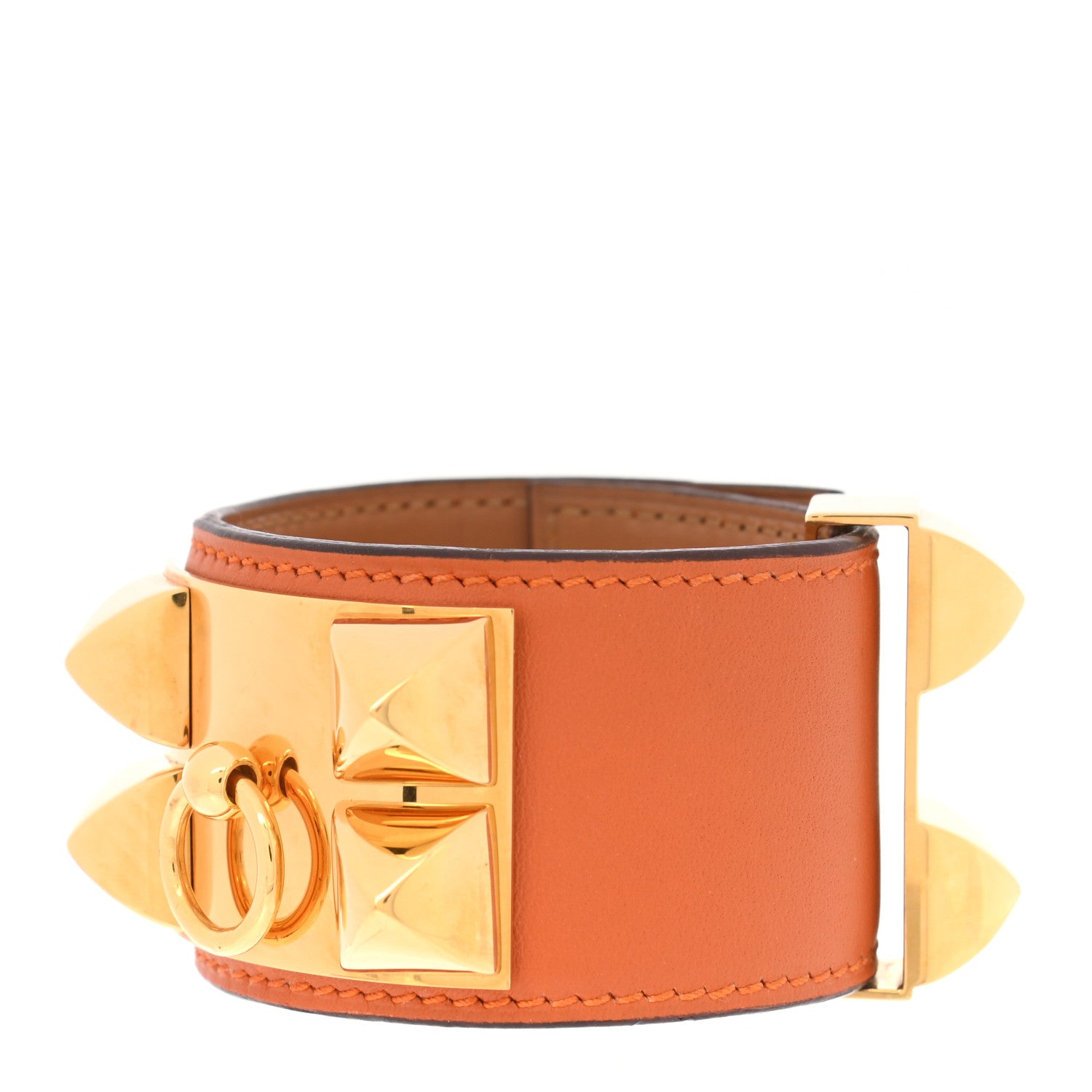 Hermes Swift Collier de Chien CDC Bracelet S Orange 1 of 6