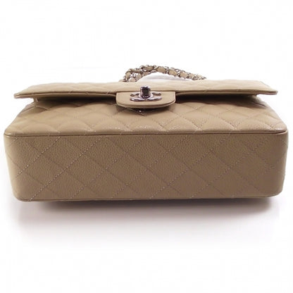 Chanel Caviar Quilted Medium Double Flap Beige 4 of 10