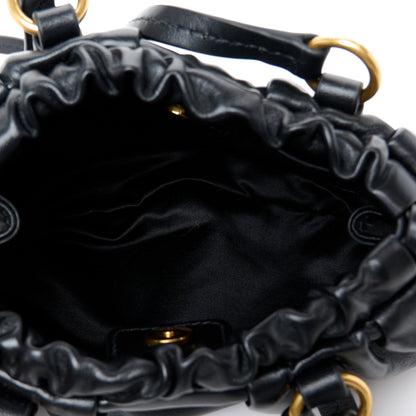 Miu Miu Nappa Mini Joie Shoulder Bag Black 5 of 9