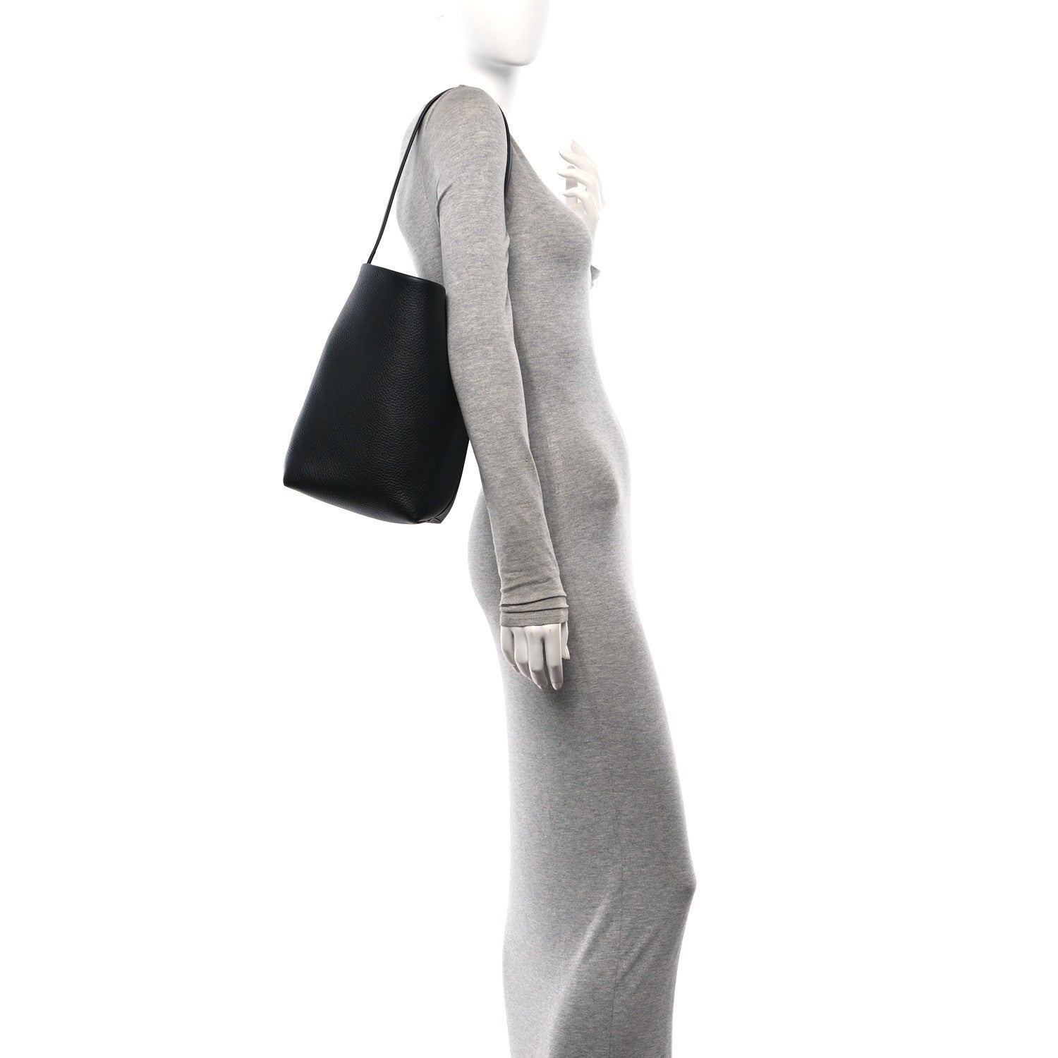 The Row Grained Calfskin Medium N/S Park Tote Black 2 of 11