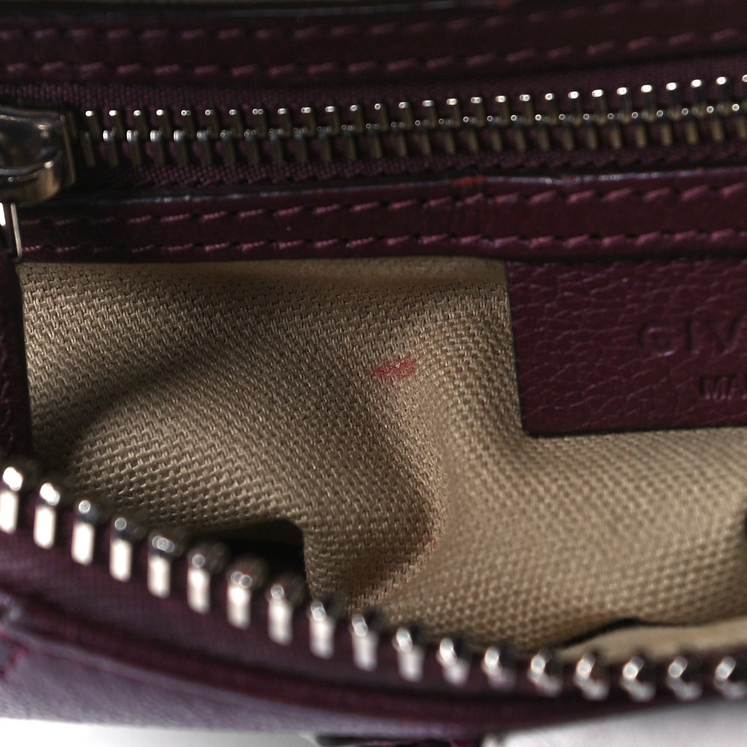 Givenchy Sugar Goatskin Mini Tri-Color Antigona Burgundy Pink White 14 of 16