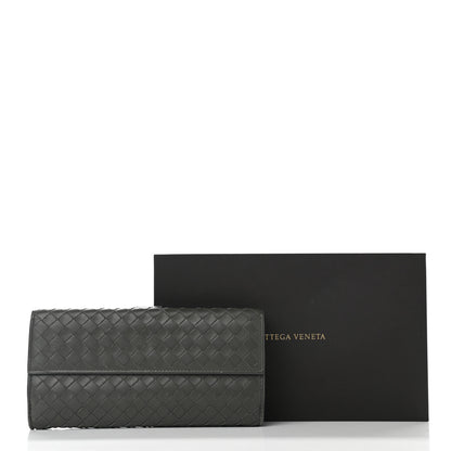 Bottega Veneta Nappa Intrecciato Continental Wallet Grey 11 of 11