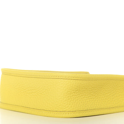 Hermes Taurillon Clemence Evelyne TPM Lime 7 of 10