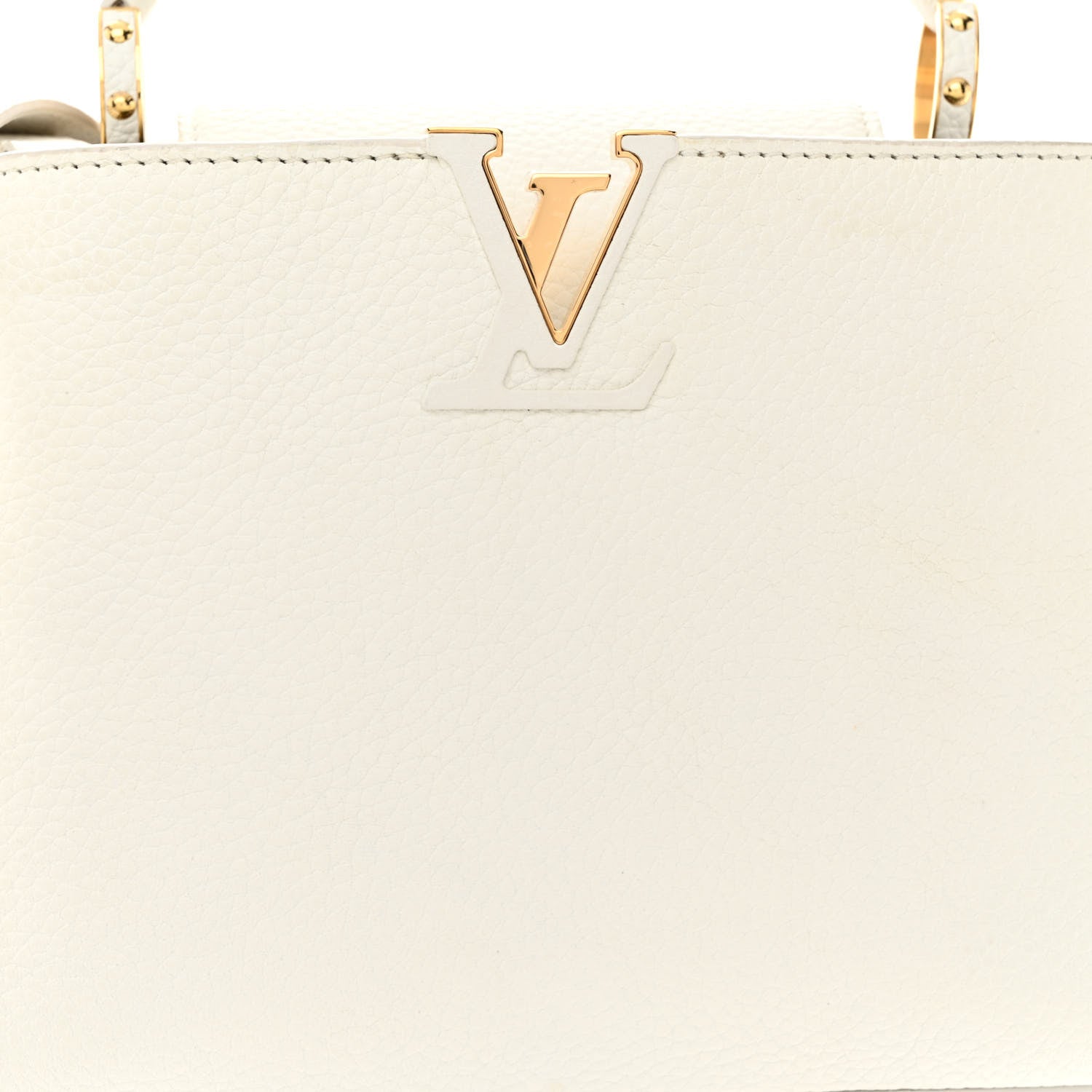 Louis Vuitton X UF Taurillon Artycapucines BB White 8 of 11