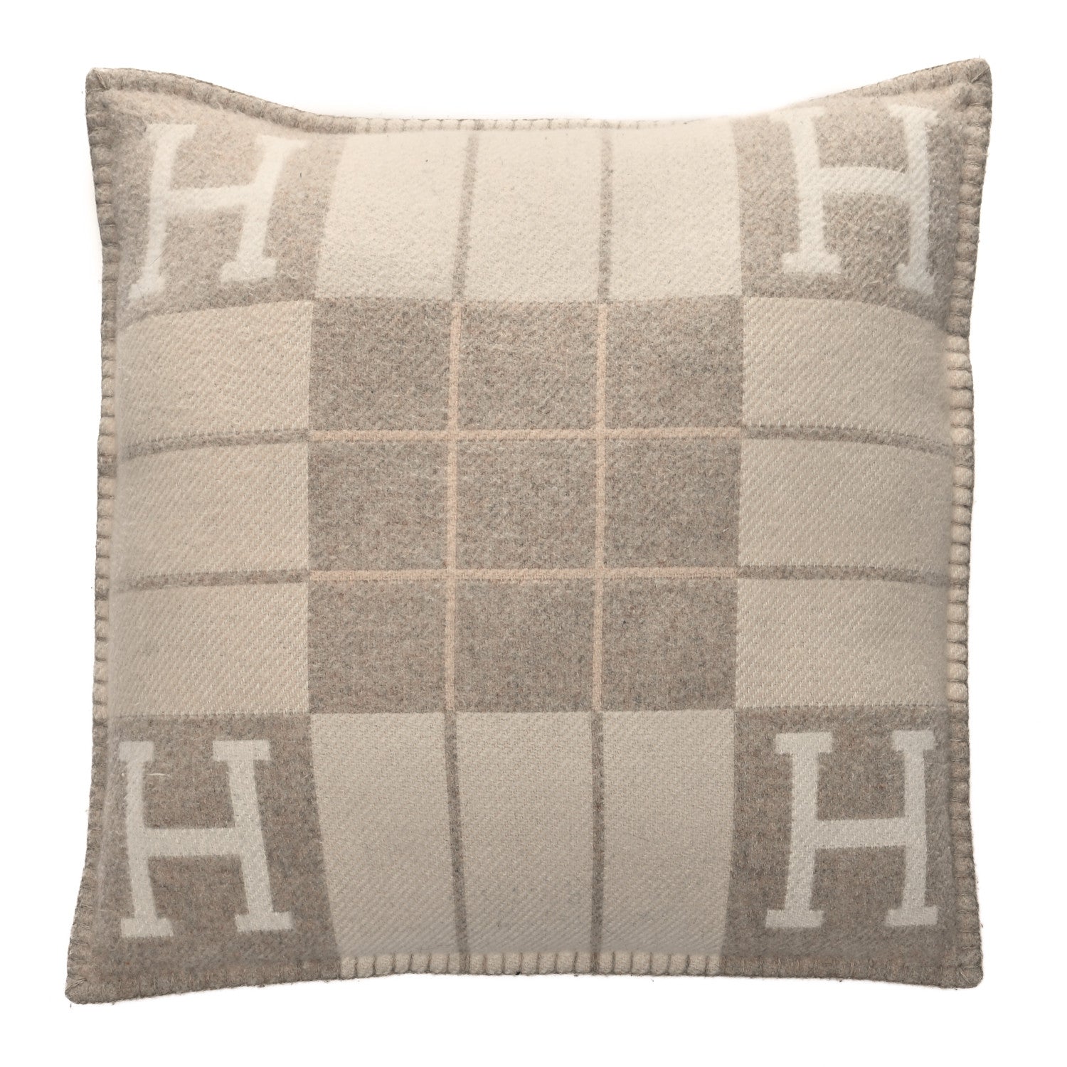 Hermes Wool Cashmere Avalon III Pillow PM Coco Camomille 1 of 3