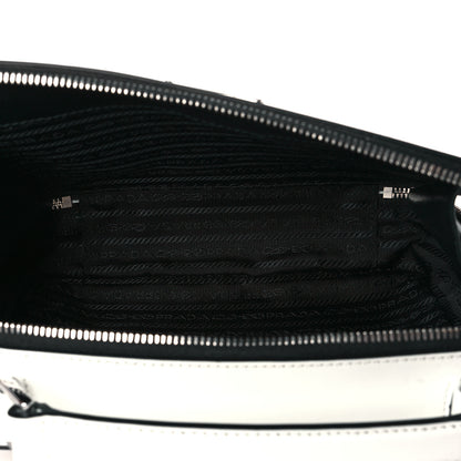 Prada Spazzolato Medium Brique Crossbody Bag White 5 of 10