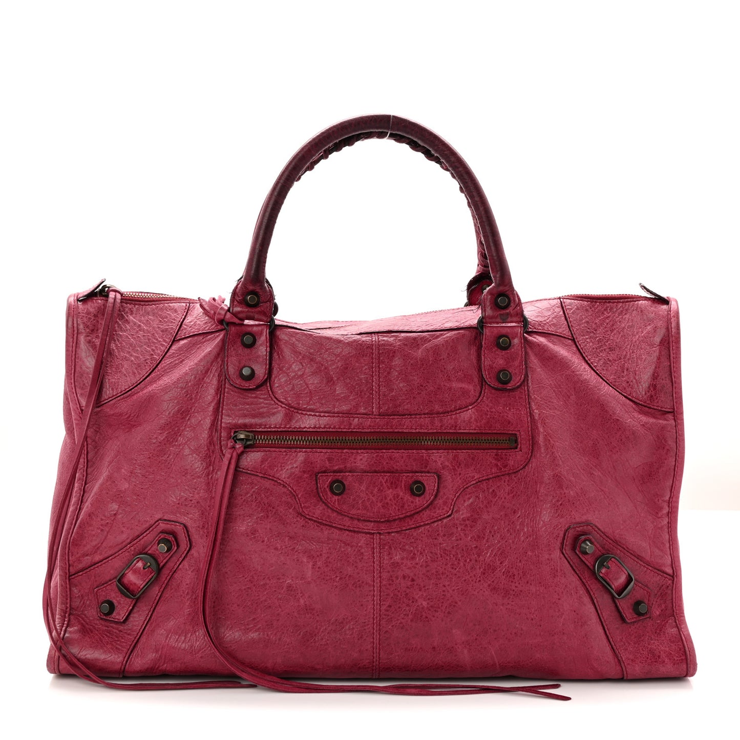 Agneau Classic Hardware Work Pourpre