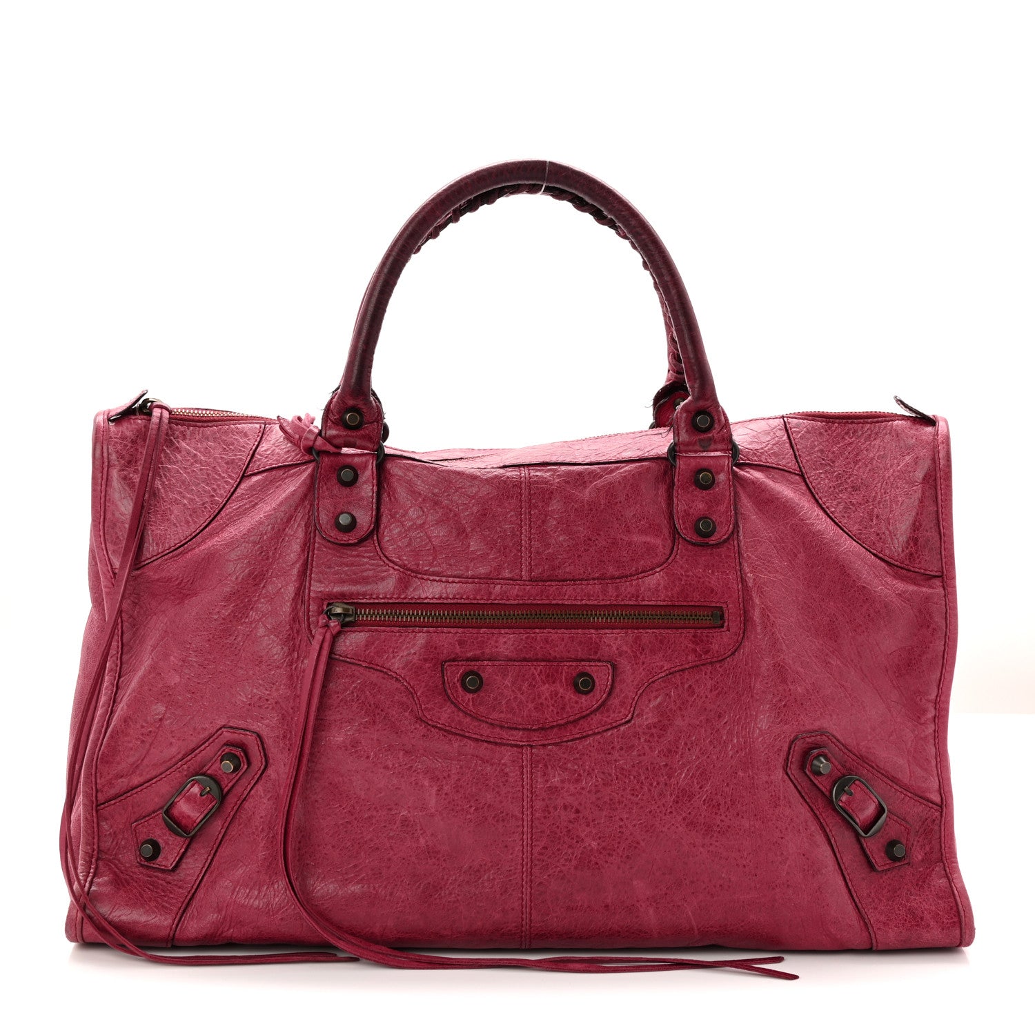 Balenciaga Agneau Classic Hardware Work Pourpre 1 of 15