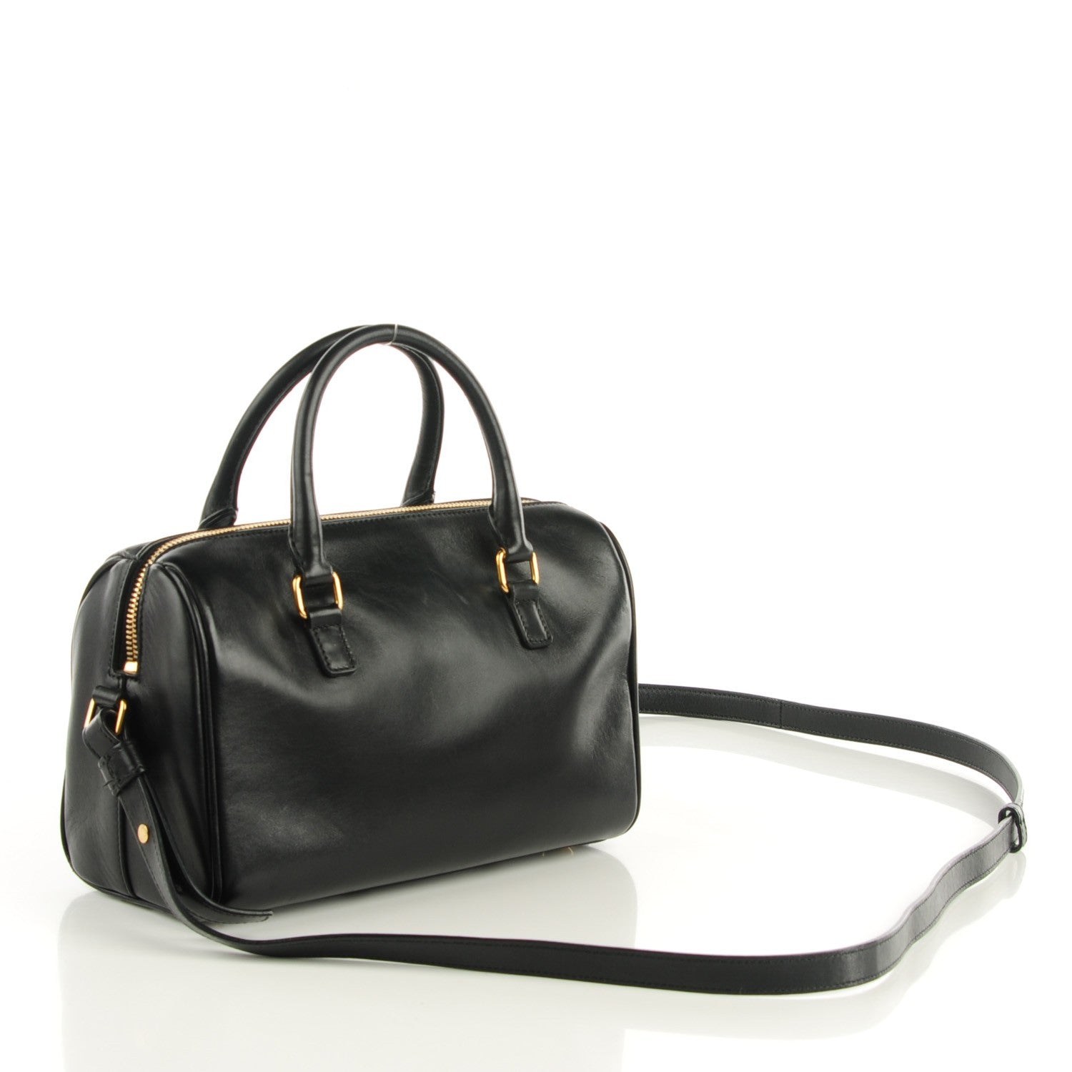 Saint Laurent Calfskin Classic Duffle 3 Black 3 of 8