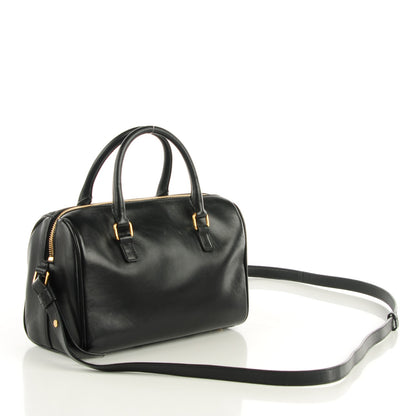 Saint Laurent Calfskin Classic Duffle 3 Black 3 of 8