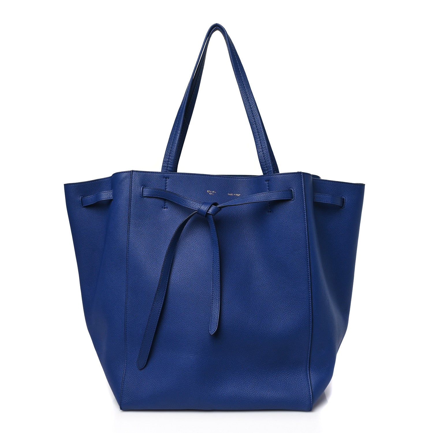 Celine Soft Grained Calfskin Medium Belt Cabas Phantom Indigo 1 of 8