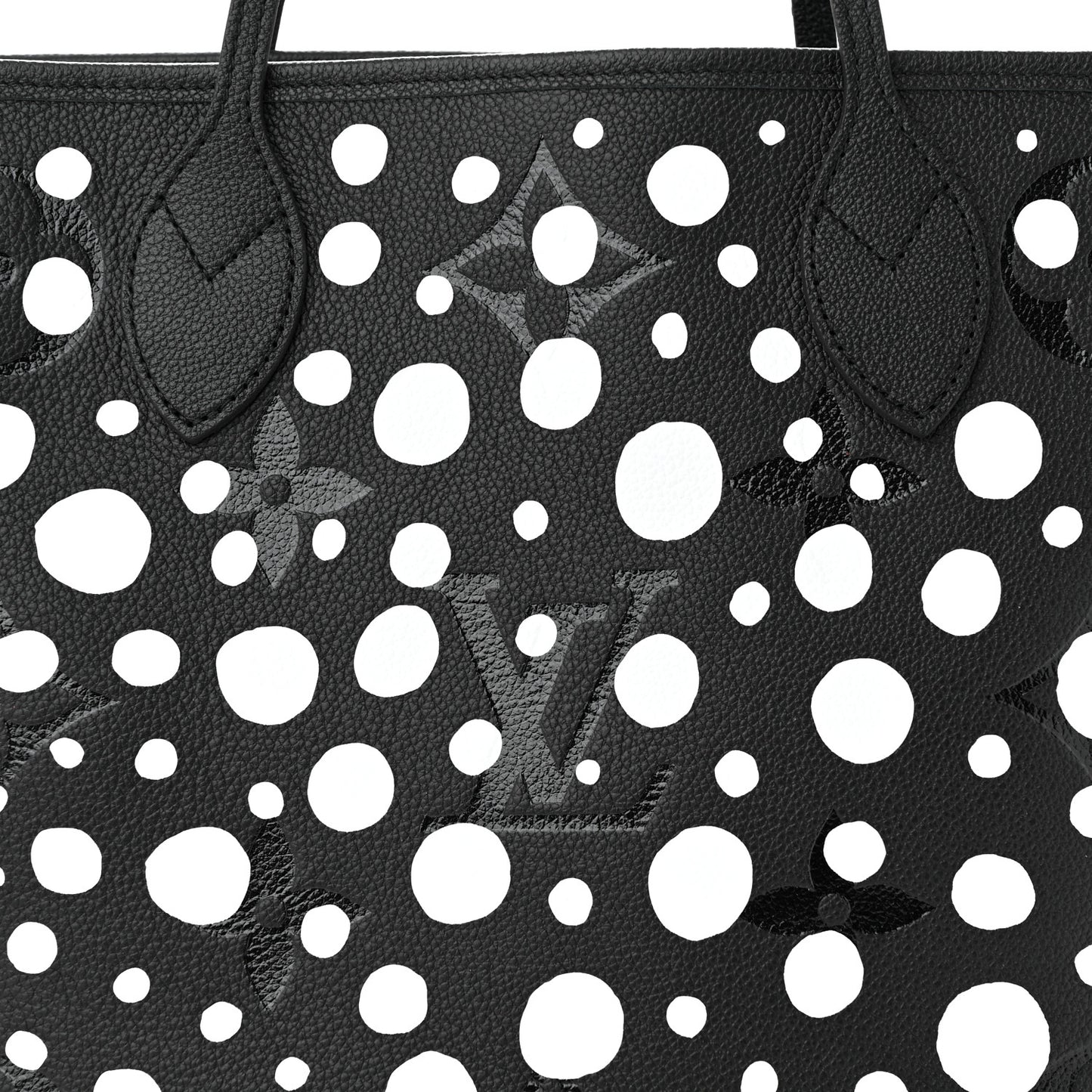 LV X YK Empreinte Neverfull MM Black White