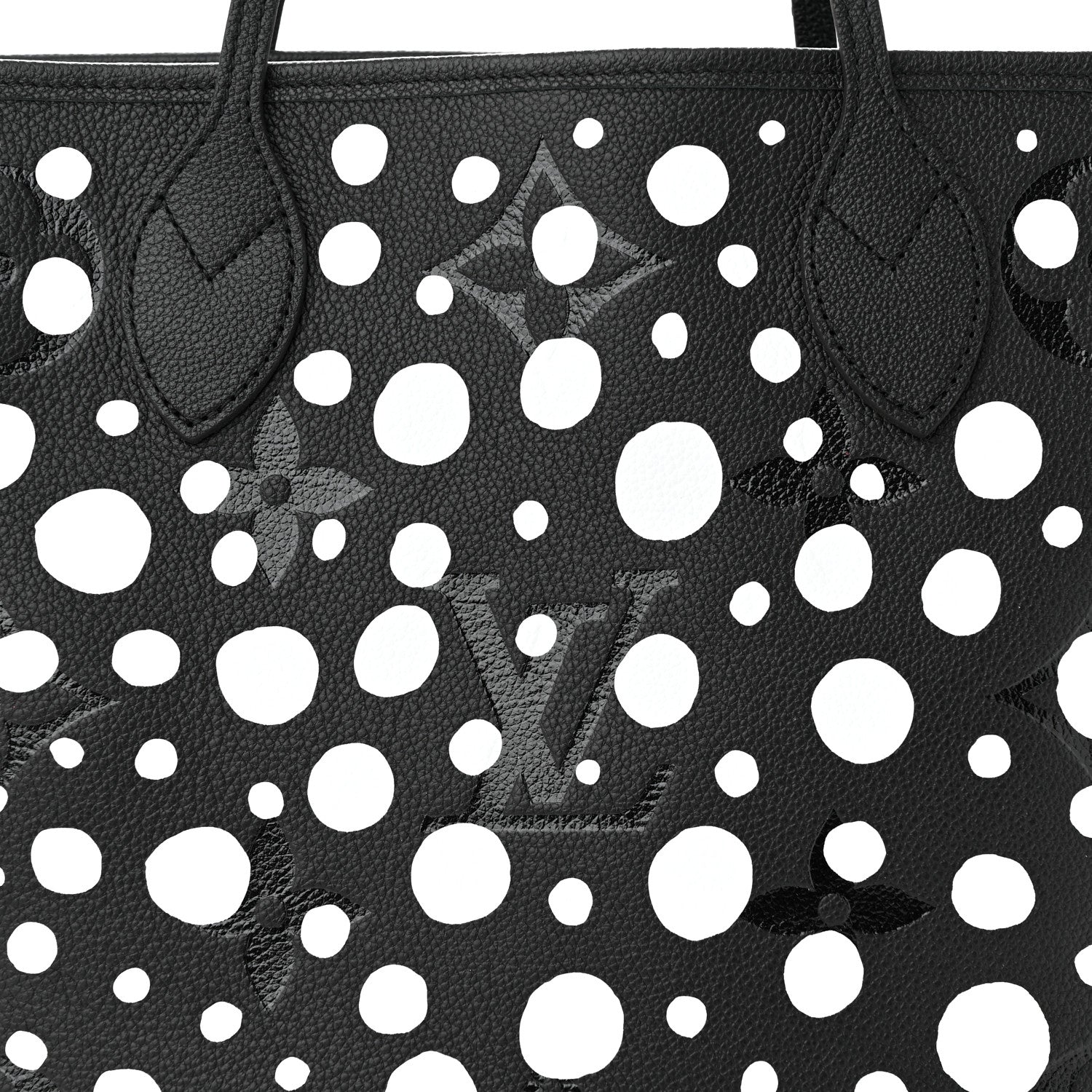 Louis Vuitton LV X YK Empreinte Neverfull MM Black White 9 of 11