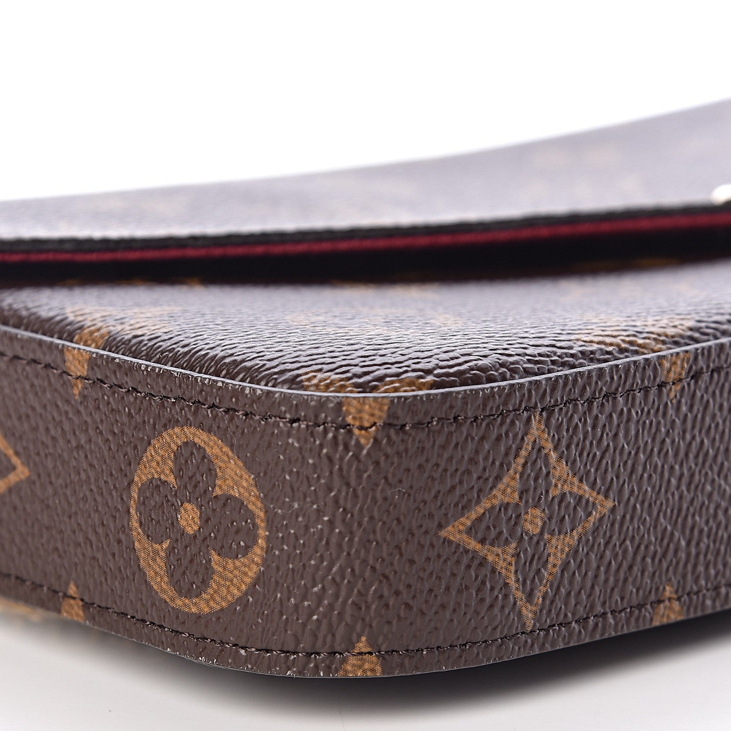 Louis Vuitton Monogram Pochette Felicie Chain Wallet Fuchsia 12 of 14