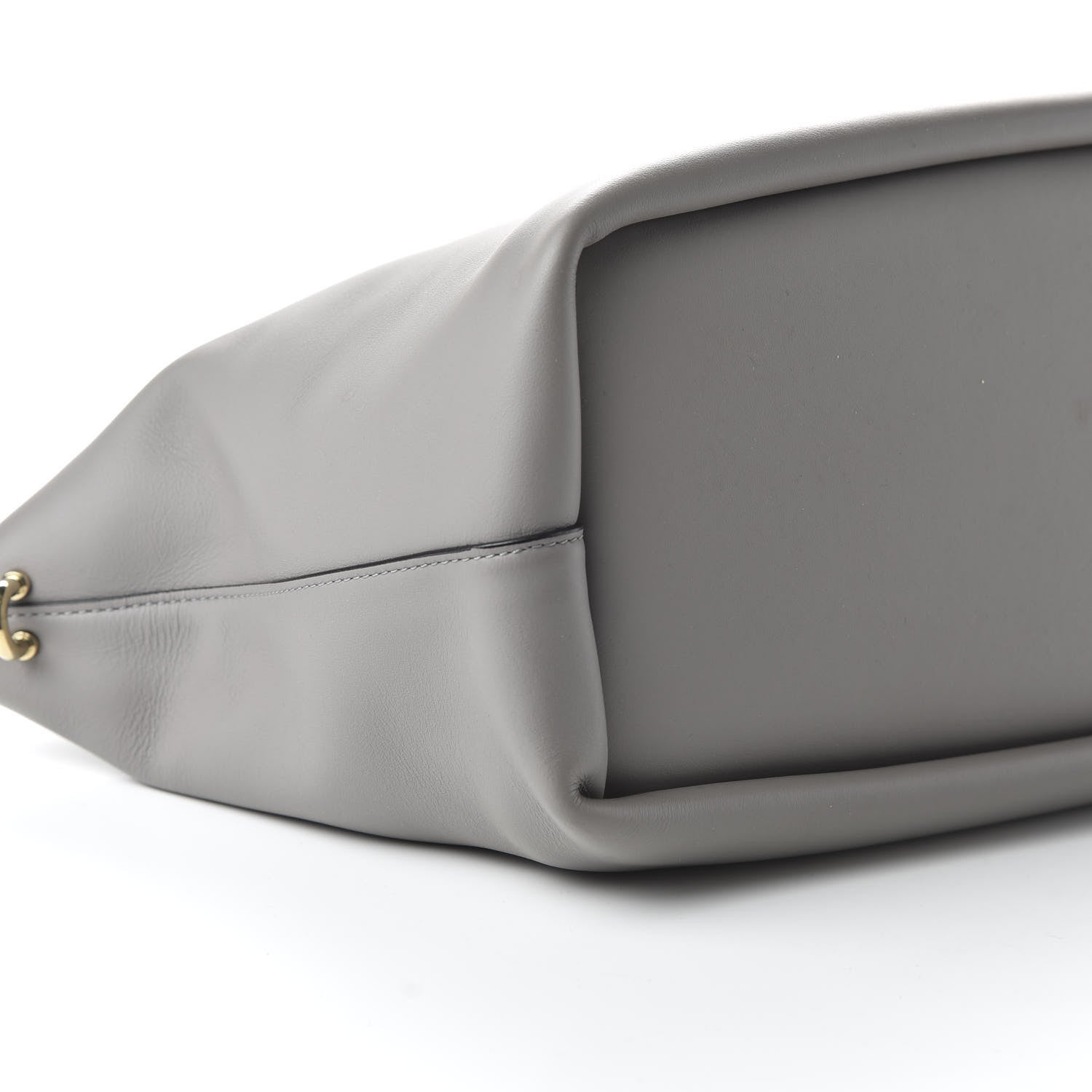 Chloe Smooth Calfskin Small Baylee Tote Marshmallow Cashmere Grey 6 of 9