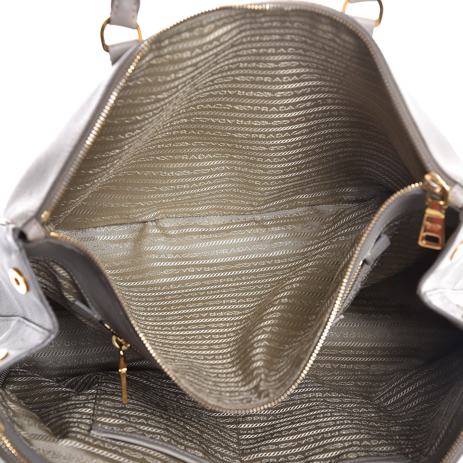 Prada Saffiano Lux Extra Large Galleria Double Zip Tote Argilla 10 of 18