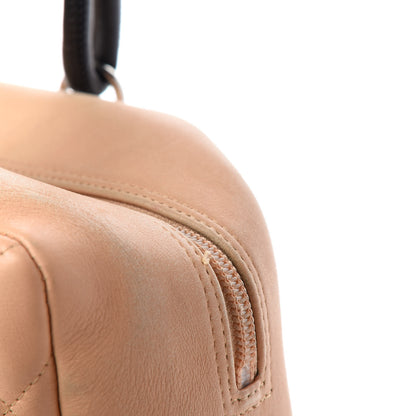 Chanel Calfskin Quilted Large Cambon Bowler Beige Black 12 of 12