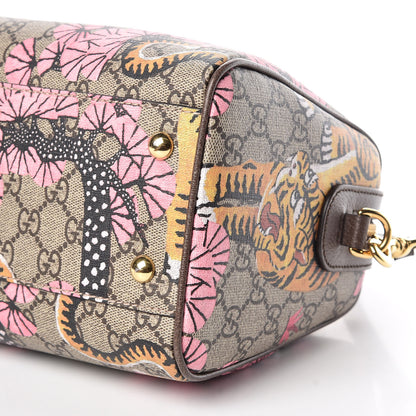 Gucci GG Supreme Monogram Bengal Small Boston Beige Pink 6 of 10