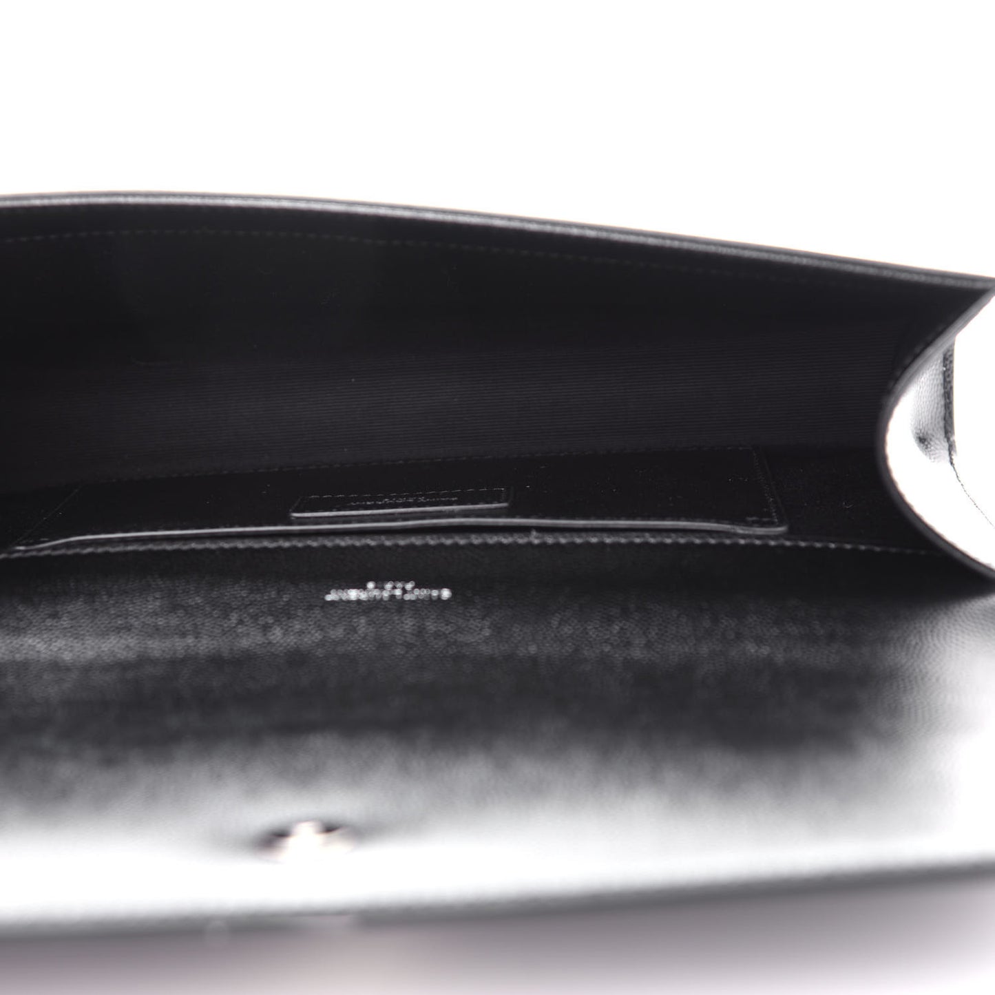 Grain De Poudre Monogram Cassandre Clutch Black