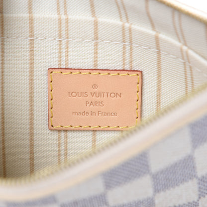 Louis Vuitton Damier Azur Neverfull PM Pochette 6 of 7