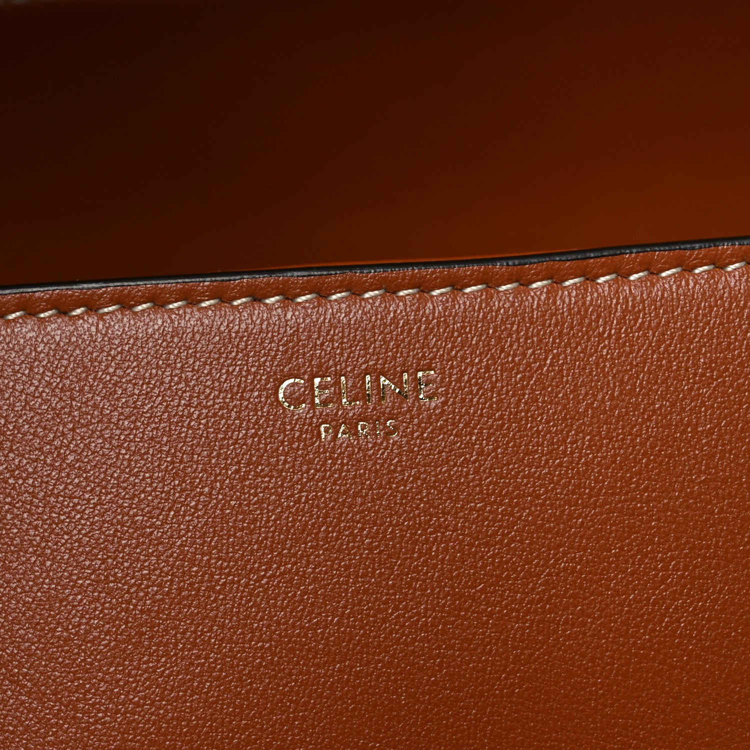 Celine Calfskin Large Soft 16 Bag Tan 6 of 9