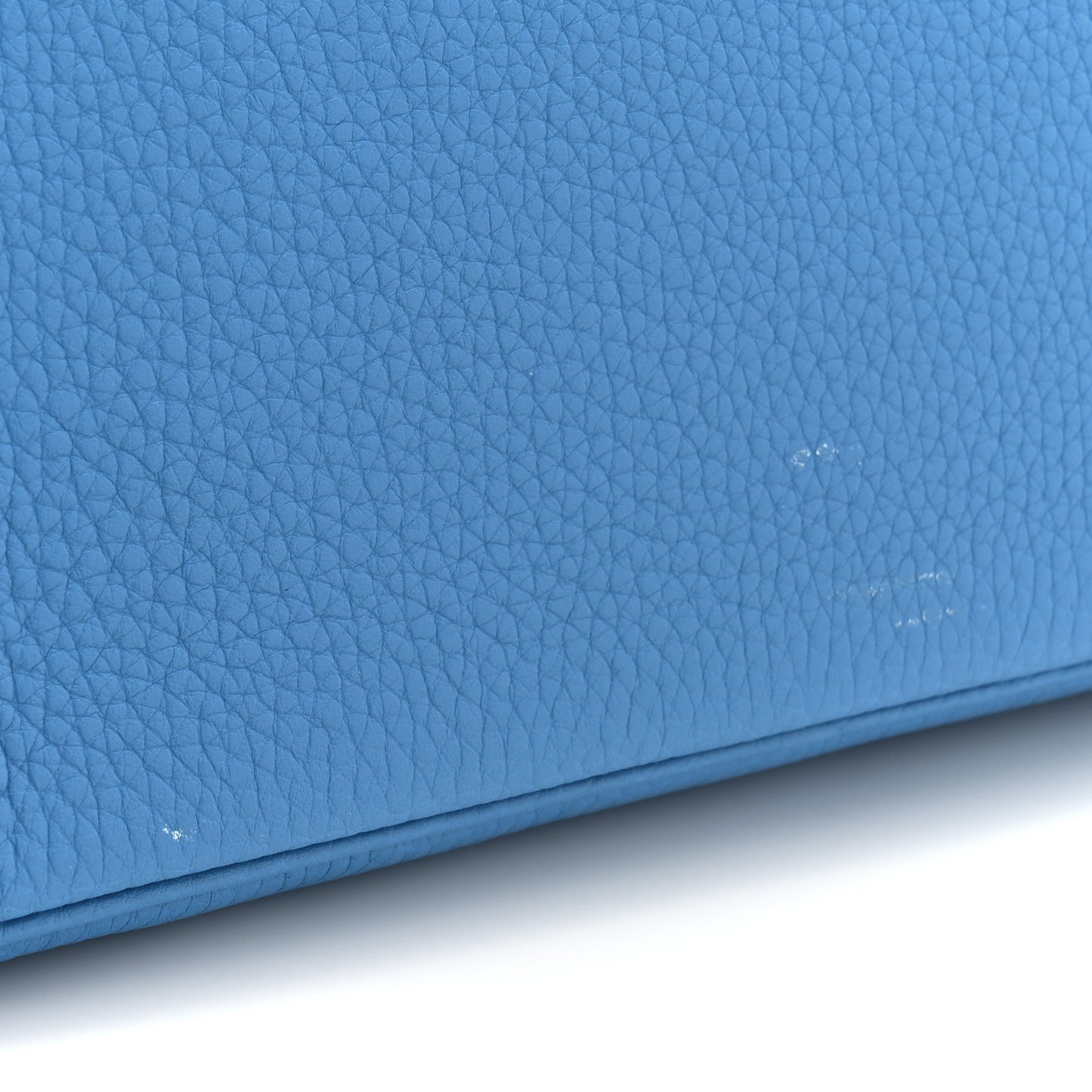 Taurillon Clemence Birkin 30 Bleu Zanzibar