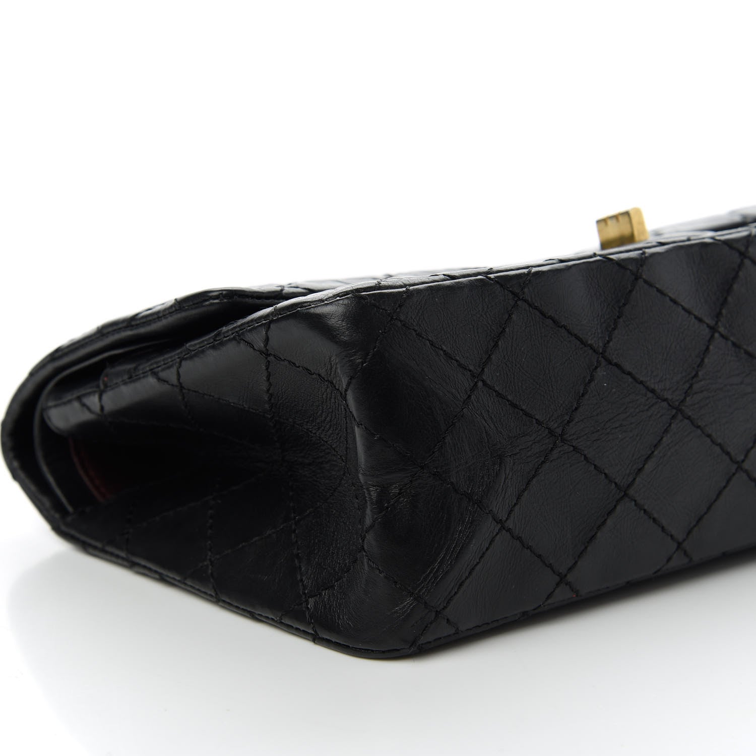 Chanel Aged Calfskin Quilted 2.55 Reissue 225 Flap Black 6 of 12