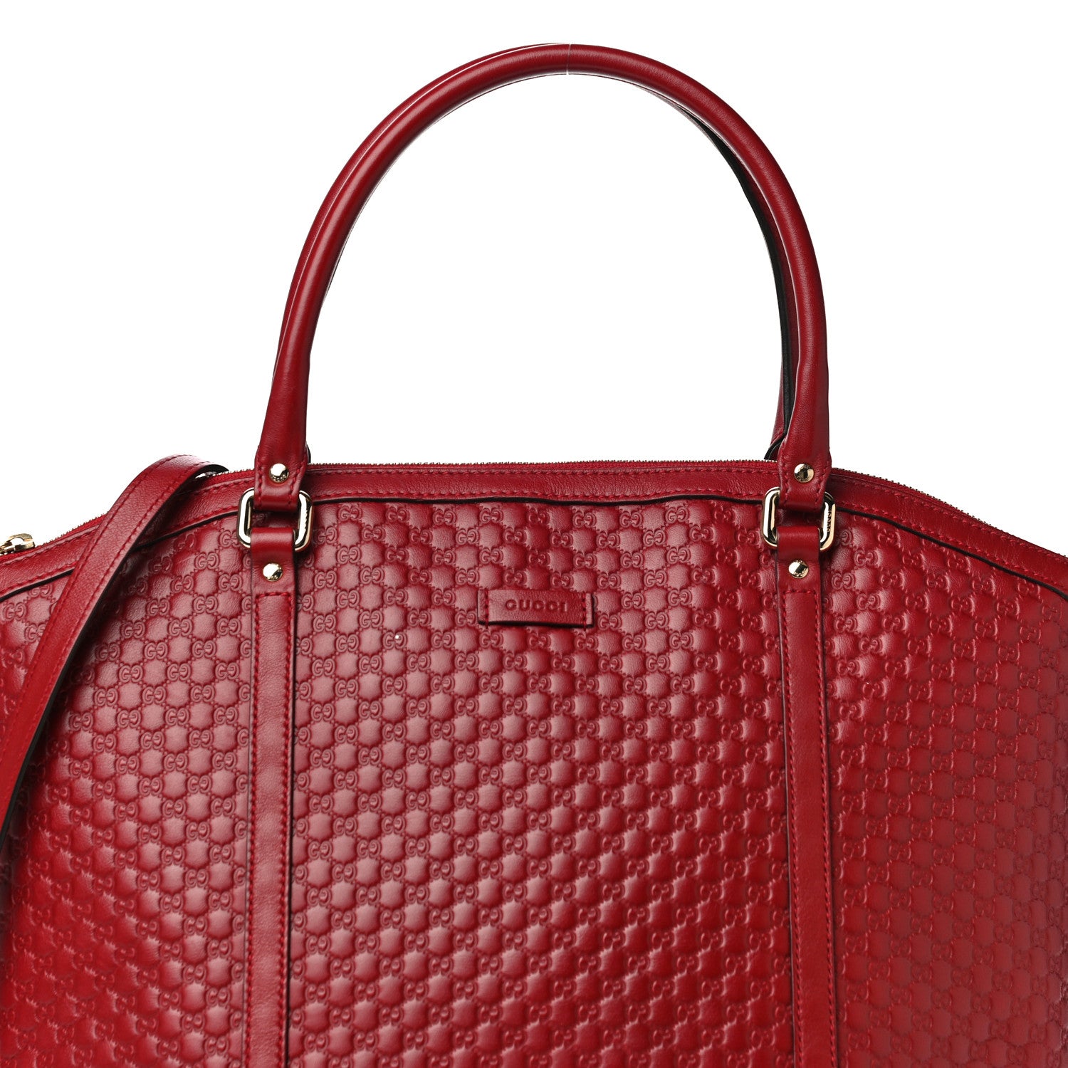 Gucci Soft Microguccissima Dome Satchel Red 9 of 18