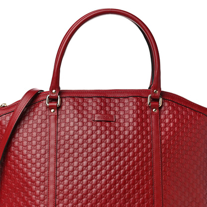 Gucci Soft Microguccissima Dome Satchel Red 9 of 18