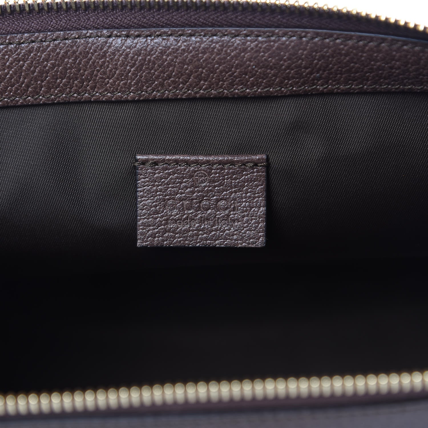 Gucci GG Supreme Monogram Web Large Ophidia Cosmetic Case Beige New Acero 6 of 8