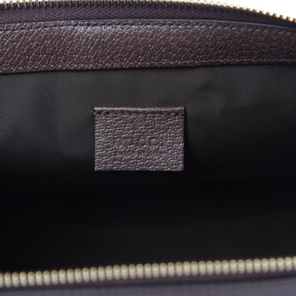 Gucci GG Supreme Monogram Web Large Ophidia Cosmetic Case Beige New Acero 6 of 8