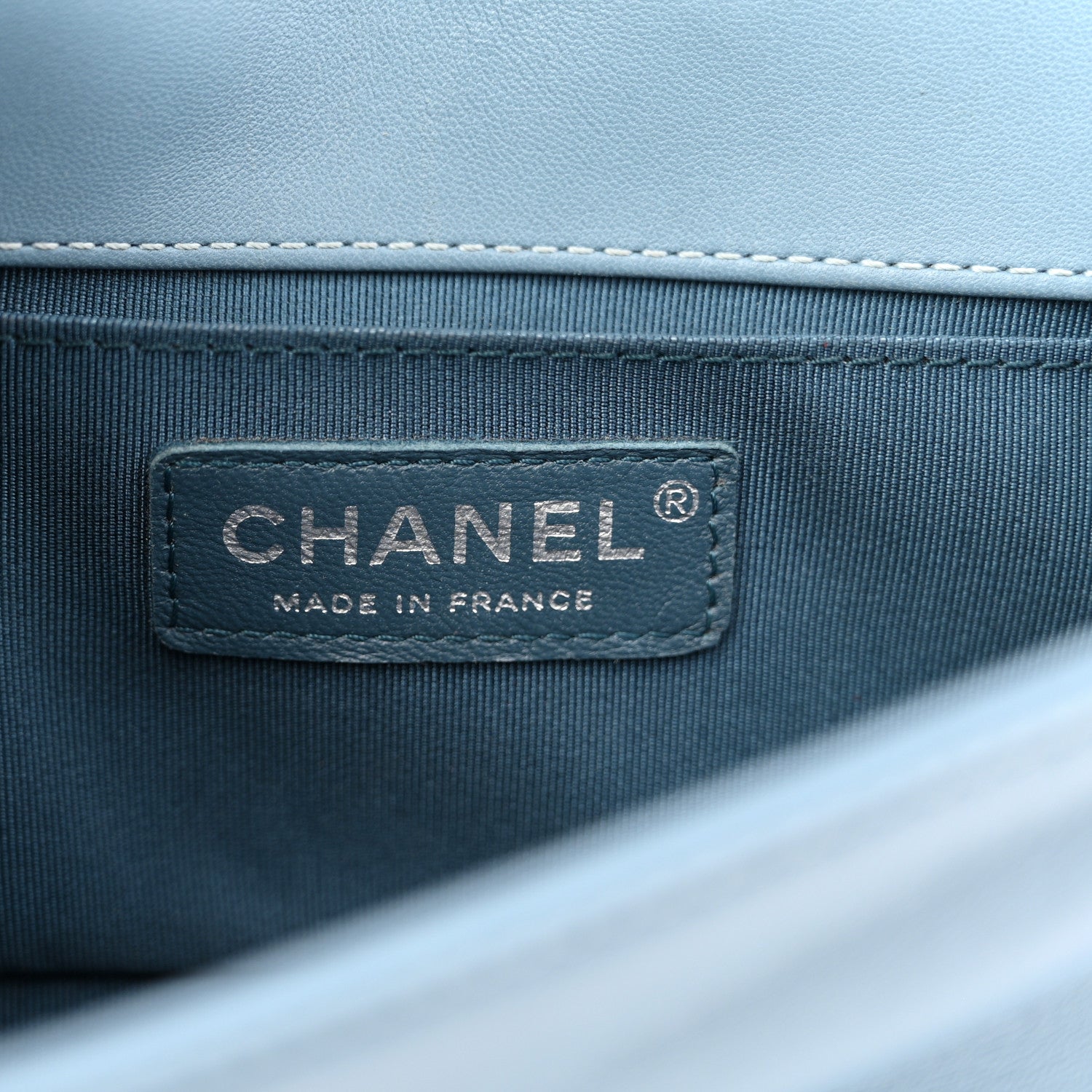 Chanel Lambskin Quilted Small Boy Flap Light Blue 6 of 13